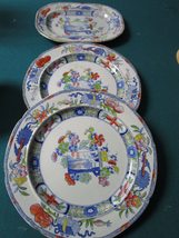 C.M. &amp; C.J. Compatible with Mason (Staffordshire, UK) c1820s-1848 Tray and2 Dinn - £157.07 GBP