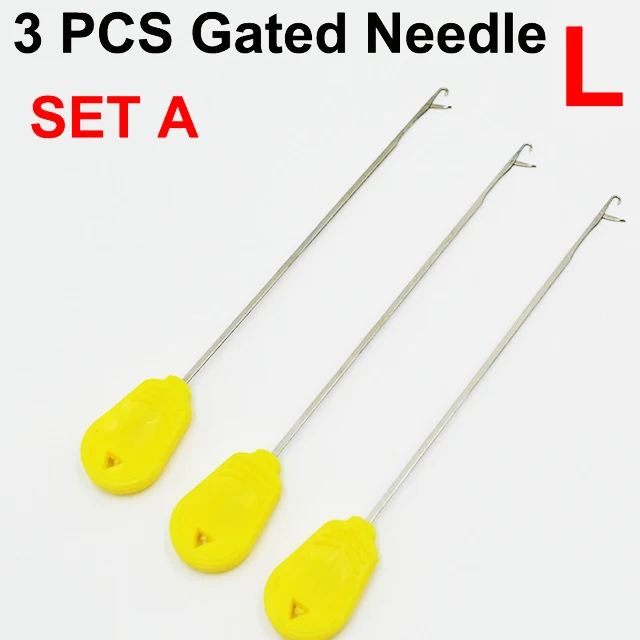 3PCS Carp Fishing Tools Kit Crochet Hook Stringer Bait Needles Pop Up Boilies Sp - £83.20 GBP