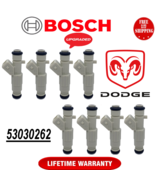 NEW UPGRADED OEM BOSCH x8 4 hole IV gen Fuel Injectors for 92-95 DODGE 5.2 5.9 - $244.52