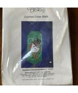 Vtg Candamar Designs Counted Cross Stitch Kit Snowman Doorknob Decor 51143 - £5.91 GBP