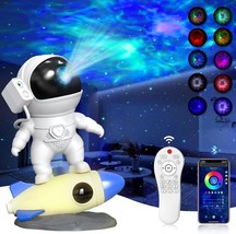 Kids Adults Room Decor Astronaut Projector, Galaxy Projector for Bedroom Gifts - £27.55 GBP