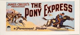 1925 Print Ad Silent Movie &quot;The Pony Express&quot; Actor Wallace Beery Paramount - £16.29 GBP