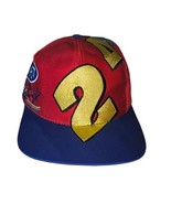 Vtg 96 Jeff Gordon Hat Snapback Nascar Racing Car 24 DuPont Big Logo Pai... - $18.05