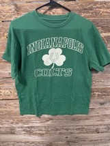 Indianapolis Colts NFL Green Irish Shamrock St Patrick’s Day Shirt Size ... - £15.81 GBP