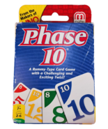 Phase 10 Card Game Mattel Table Top Family Party 2-6 Players Rummy-Type ... - £4.31 GBP