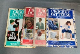 Lot of 4 Crochet Patterns By Herrschners Vol 2 - 1985 - 1986 - £13.11 GBP