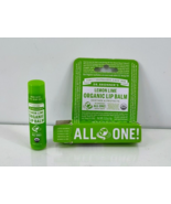 Dr. Bronner&#39;s Moisturizing Organic Lip Balm Lemon Lime with US Hemp Oil ... - $10.40