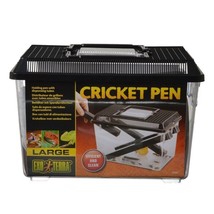 Exo Terra Cricket Pen with Dispensing Tubes for Feeding Reptiles - Large - £31.91 GBP