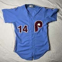 Vintage Wilson Philadelphia Phillies Pete Rose Jersey Men’s 40 Blue #14 ... - $5,620.39 MXN