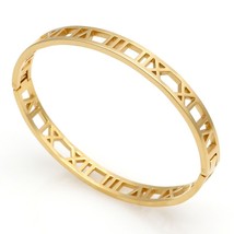 Hot Sell Classic Design 3 Colors Beautiful And Elegant Hollow Roman Numeral Brac - £10.31 GBP