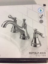 Delta Silverton 8” Widespread 2-Handle Bathroom Faucet in Chrome with Drain - $106.70