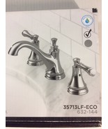 Delta Silverton 8” Widespread 2-Handle Bathroom Faucet in Chrome with Drain - $106.70