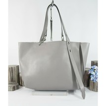 Rebecca Minkoff Grey Leather Large Stella Tote Bag EUC - £90.21 GBP