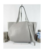 Rebecca Minkoff Grey Leather Large Stella Tote Bag EUC - £90.99 GBP