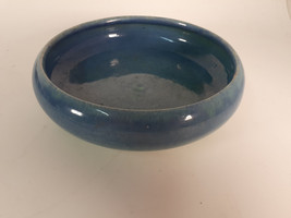 Weller Pottery Monochrome Blue Bowl, 8&quot; Diameter, Excellent Condition - $45.47