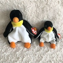 Ty (set of 2) Waddle Beanie And Teenie Beanie Baby DOB: 12-19-1995 - £9.77 GBP