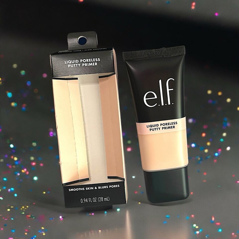 E.L.F. Liquid Poreless Putty Primer In Universal Sheer 0.94 fl oz NEW IN... - $16.45