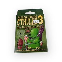 Munchkin Cthulhu 3 The Unspeakable Vault Card Game Steve Jackson Games - $9.99