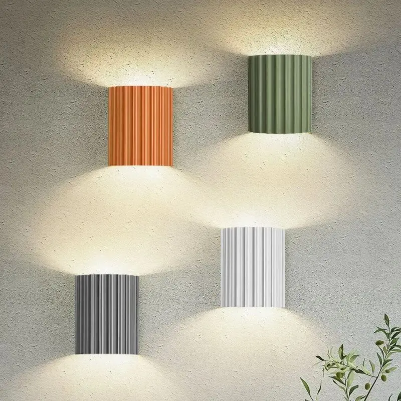Modern Wall Lamp LED Macaron Resin G9 Sconces For Living Room Bedrooms Bedside - £28.10 GBP+