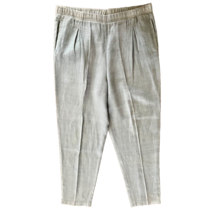 Hot Cotton Marc Ware Women&#39;s Linen Pants Bluish Gray - £23.34 GBP
