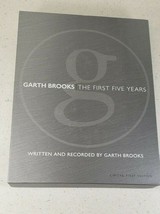 GARTH BROOKS The First Five Years The Anthology Part I Book &amp; 5 CDs Comp... - £19.00 GBP