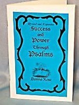 Success And Power Through The Psalms By Donna Rose - £17.10 GBP