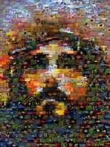 Amazing Jesus Christ Wild Animals Montage art print - $209.83 MXN