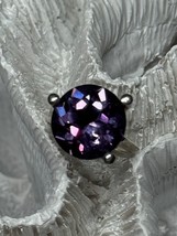 925 Sterling Silver Sapphire Ring 10.0 Ct Size 4.5 - £154.87 GBP