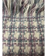PENDLETON THROW BLANKET CHECKED IVORY 100% PURE VIRGIN WOOL  50“x70“ Pre-loved - $77.99
