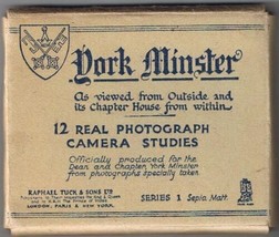 Photo Booklet York Minster 12 Real Photographs England - £2.83 GBP