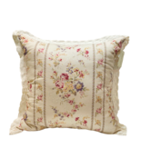 Piper &amp; Wright Decorative Toss Pillow Floral Lace Sadie 20&quot; x 20&quot; Finely... - £35.69 GBP