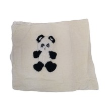 Quilt Square Handmade Animal Panda Bear Teddy Unfinished Hand Embroidered VTG - £12.90 GBP