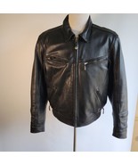 Xpert Motorcycle Heavy Leather Jacket Womens XXL Black Thinsulate Zipper... - £92.99 GBP