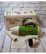 Vintage Metro Metaline Avocado Green Portable Vacuum Cleaner in Original... - £23.78 GBP