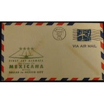 FFC Mexicana Airlines Dallas to Mexico City First Direct Service - £6.35 GBP