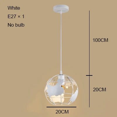  Industrial Cage Pendant Light Earth Pandent Lamp Vintage  Hanglamp   Bird Loft  - £204.05 GBP