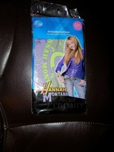 Miley Cyrus Hannah Montana Purple Book Cover School Stretchable NEW - £11.53 GBP