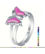 Butterfly color changing mood ring - $226.18 MXN