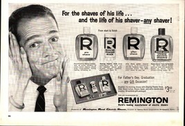1959 Remington Shavers PRINT AD After Shave Pre Shave Powder Stick Cleaner b5 - $25.98