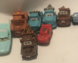 Disney Pixar Cars Vehicles lot of 8 Toys T1 - $18.80