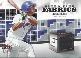 2006 Ultra Fine Fabrics Jose Reyes JR Mets - £2.74 GBP
