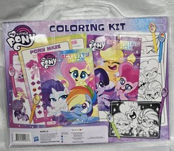 My Little Pony Coloring Kit 1 Fun Crayon, 6 Shaped Crayons Velvet Poster 2 Books image 3