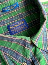 Pendleton Men Shirt Medium M Nylon Cotton Lightweight Short Sleeve Butto... - $14.82