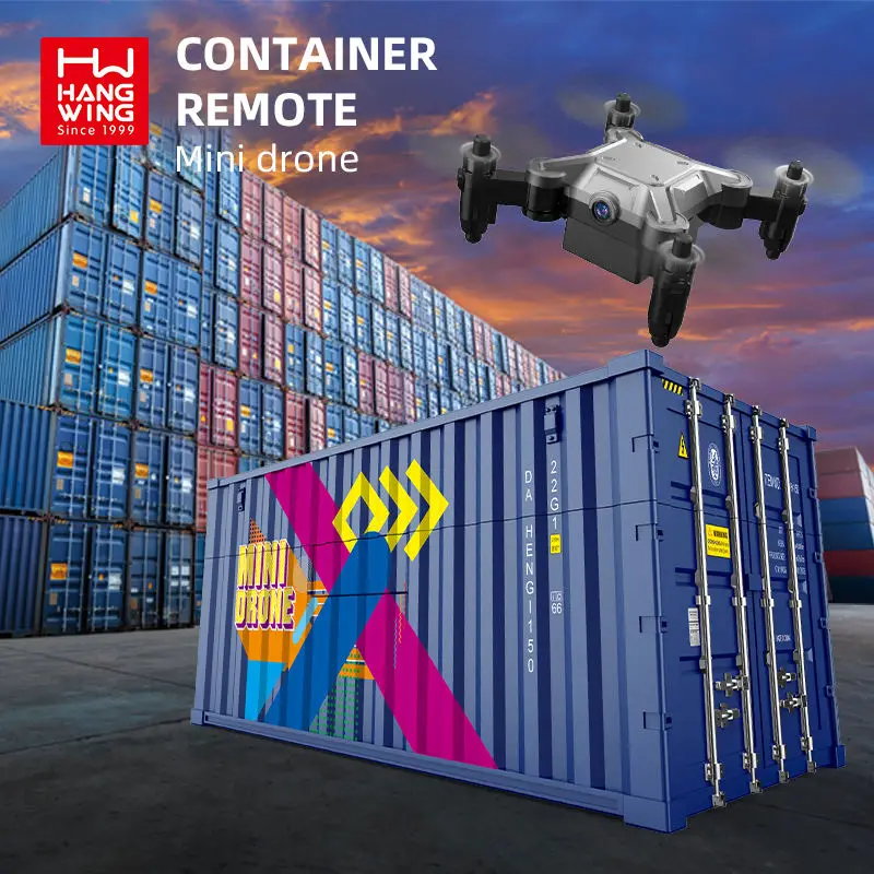 Container Mini Folding Dron WIFI HD 720P Camera Micro Drone Rc Quadcopter Remo - £49.59 GBP+
