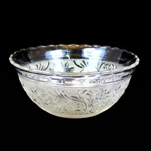 Anchor Hocking Sandwich Clear 7&quot; Scalloped Bowl Mid-Century Glassware Se... - $14.70
