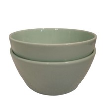 Project 62 Seafoam Green Stoneware Cereal Soup Ice Cream Bowls Target Set of 2 - £13.41 GBP