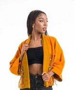 Mustard Friday by Iyana Ki ~ Cardigan w/ Silk Embroidery - $545.00