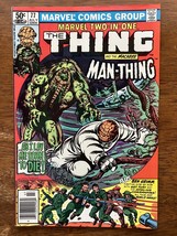 MARVEL TWO- IN- ONE # 77 NM- 9.2 White Pages ! Bright Colors ! Straight ... - $20.00