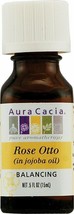 Aura Cacia Pure Aromatherapy, Rose Otto, Balancing.5-Ounces - £15.18 GBP