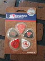 BOSTON RED SOX Set of 10 Unused Woodrow Guitar Picks/Plectrums ~Licensed~ - £10.83 GBP